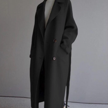 Load image into Gallery viewer, Womens Long Coat With Belt
