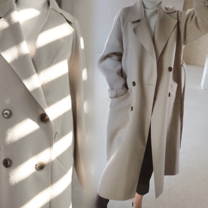 Womens Long Coat With Belt