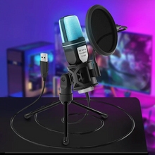 Load image into Gallery viewer, RGB Gaming Desktop Microphone
