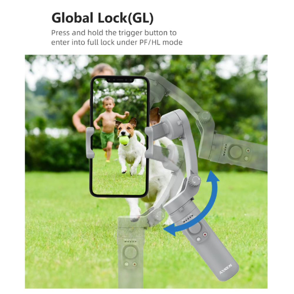 High-Quality 3-Axis Foldable Smartphone Handheld Stabilizer