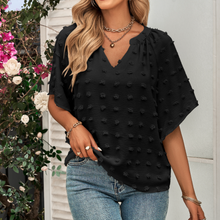 Load image into Gallery viewer, Womens V Neck Batwing Summer Top
