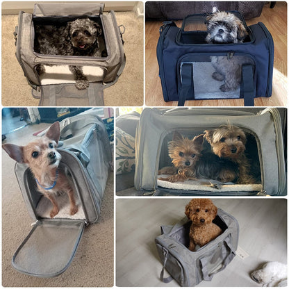 Breahtable Shoulder Pet Carry Travel Bag