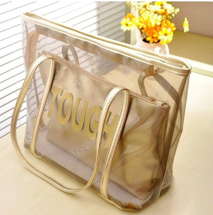 Clear Tote Bag with Detachable Inner Bag
