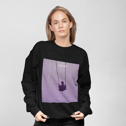 Womens Purple Logo Sweatshirt