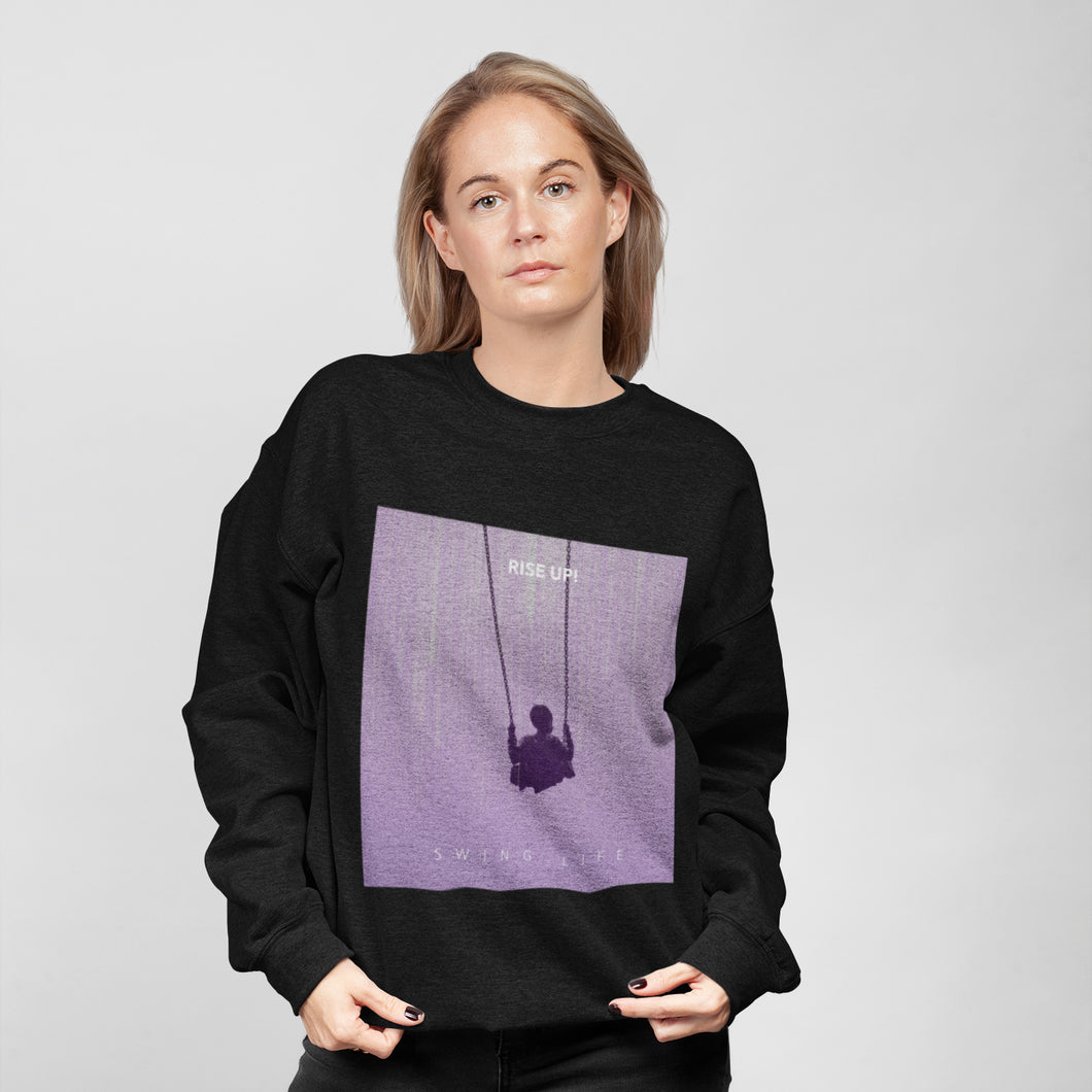 Womens Purple Logo Sweatshirt