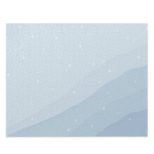 Load image into Gallery viewer, Snowy Blue Landscape Jigsaw Puzzle 500-Piece
