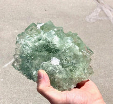 Load image into Gallery viewer, Natural Raw Green Fluorite Natural Crystal 5 lb
