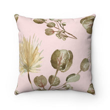 Load image into Gallery viewer, Garder Blossoms Double Sided Print Faux Suede Square Cushion
