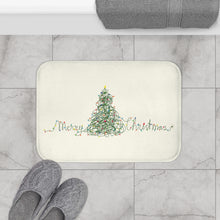 Load image into Gallery viewer, Holiday Christmas Tree Lights Bath Mat Home Accents
