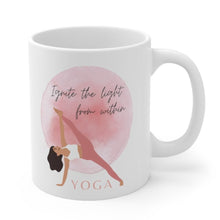 Load image into Gallery viewer, Ignite the Light Yoga Theme Mug
