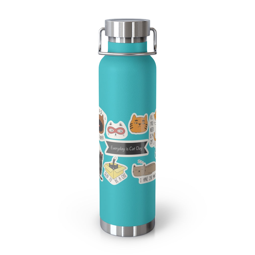 Everyday is Cat Day Thermos Bottle 22oz