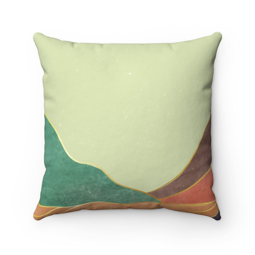 Tranquil Mountain Square Pillow - 4 Sizes