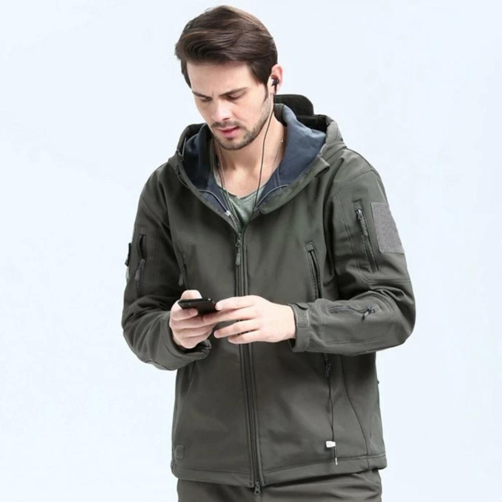 Mens Army Style Wind and Waterproof Jacket – Onetify