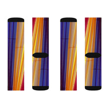 Load image into Gallery viewer, Colorful Striped Fun Novelty Socks
