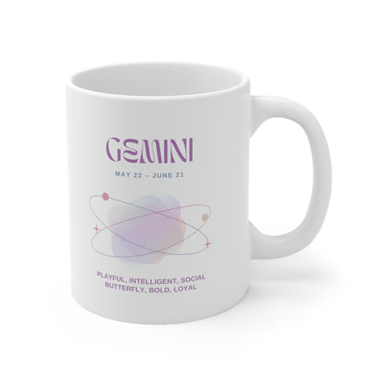 Gemini Astrology Traits Mug