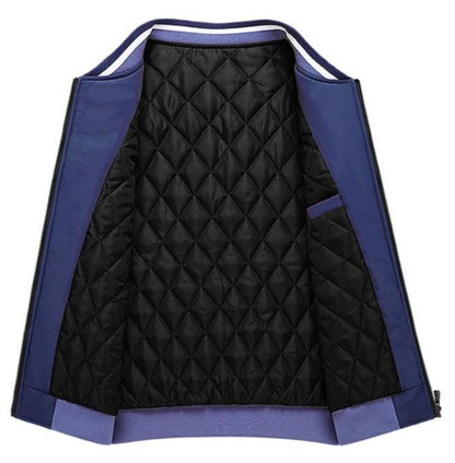 Mens Baseball Jacket with Inner Warming Layer