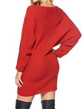 Load image into Gallery viewer, Womens Batwing Mid Length Sweater
