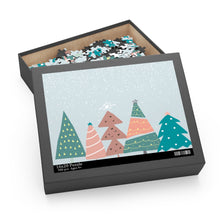 Load image into Gallery viewer, Christmas Trees in The Snow Jigsaw Puzzle 500-Piece
