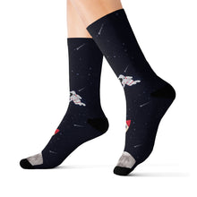 Load image into Gallery viewer, Astronaut and Space Funny Novelty Socks
