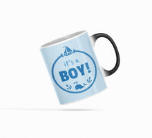 Load image into Gallery viewer, Its a BOY Baby Shower Color Changing Heat Sensitive Mug
