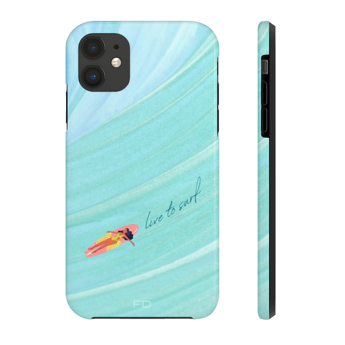 Live to Surf Tough Case for iPhone with Wireless Charging