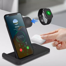 Load image into Gallery viewer, Ninja Dragon 3 in1 Wireless Foldable Charging Station for Mobile Phones
