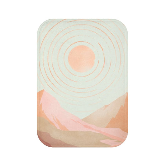 Pink Desert Sun Bath Mat Home Accents