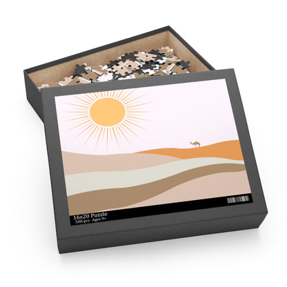 Desert Sun Art Jigsaw Puzzle 500-Piece