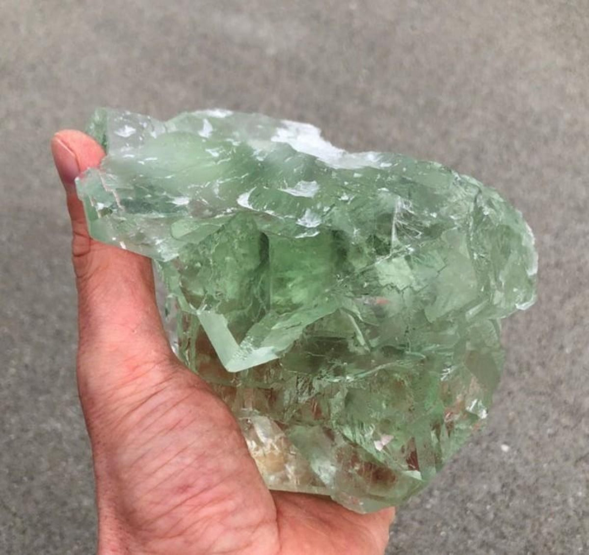 The Gentle Healer Green Fluorite Meditation Natural Crystal