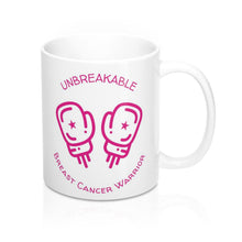 Load image into Gallery viewer, Unbreakable Breast Cancer Survivor Mug 11oz

