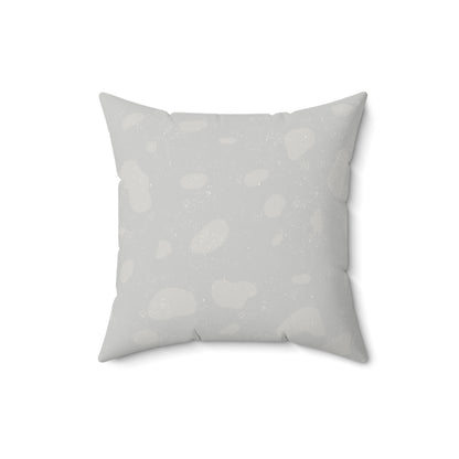 Gray Spotted Throw Cushion - 20" x 20"