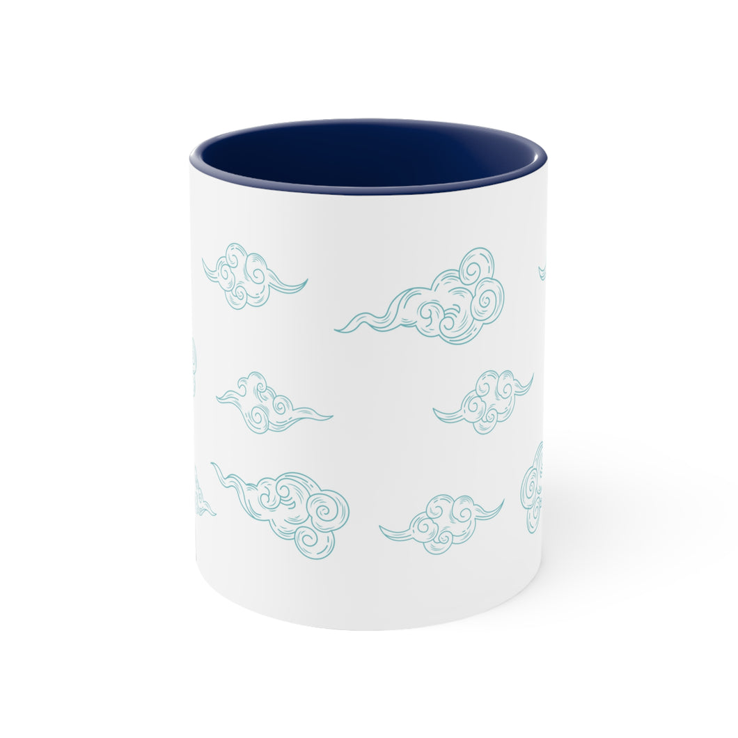 Contrasting Floating Clouds Coffee Tea Mug