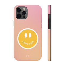 Load image into Gallery viewer, Happy Vibes Tough Case for iPhone with Wireless Charging
