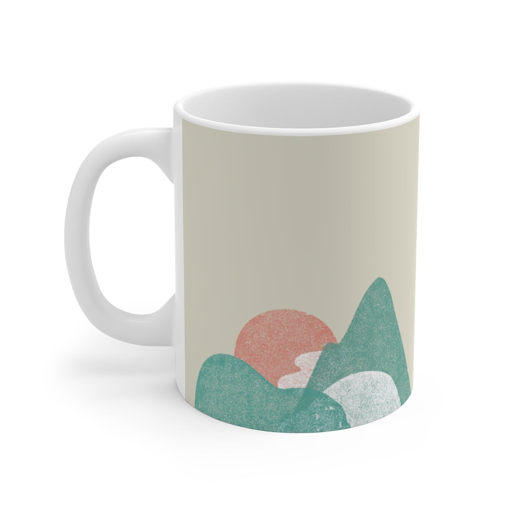 Abstract Landscape Coffee Tea Mug
