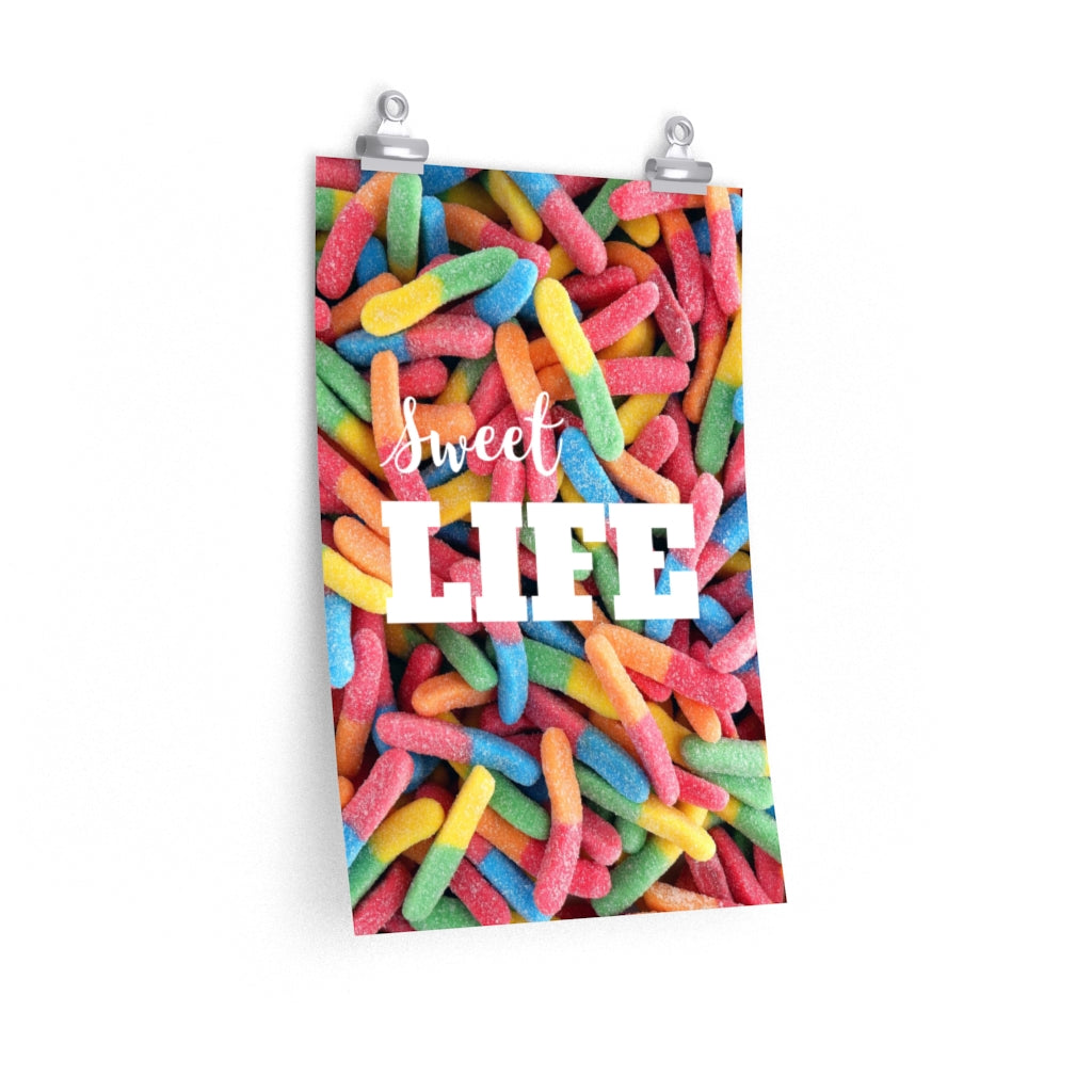 Sweet Life Gummy Candy Poster