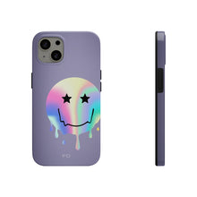 Load image into Gallery viewer, Happy Face with Stars Tough Case for iPhone with Wireless Charging
