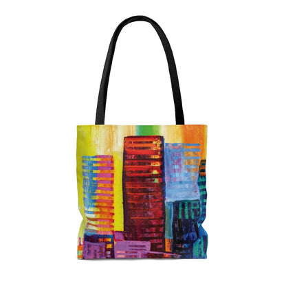 Essential City Skyline Print Tote Bag Medium