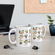 Load image into Gallery viewer, Puurfect Combo Cat and Plants Coffee Tea Mug

