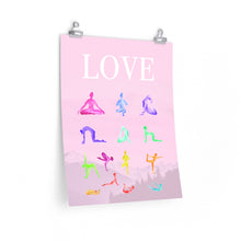 Load image into Gallery viewer, Love Yoga 14 Poses Premium Matte Poster
