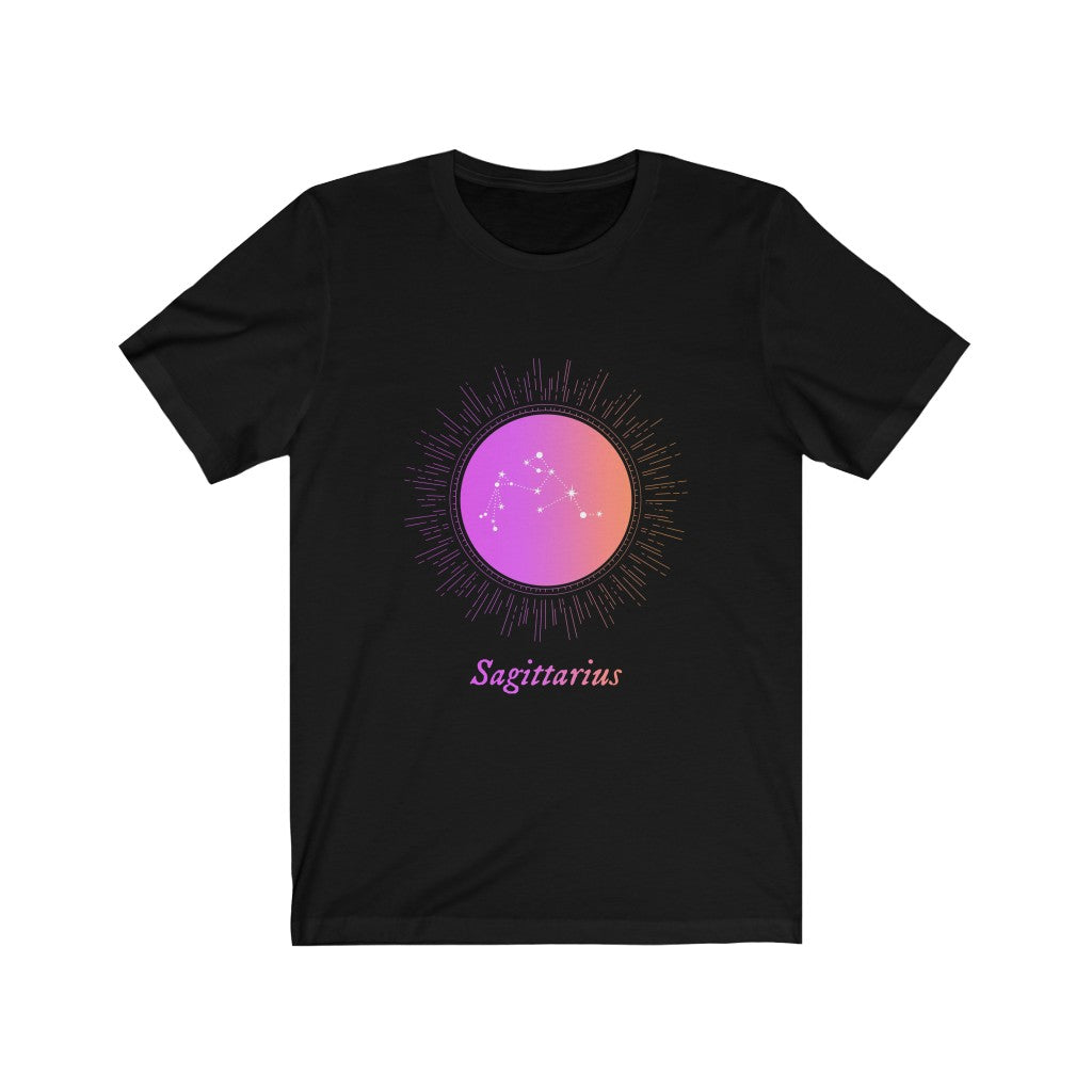 Womens SAGITTARIUS Gradient Zodiac T-Shirt