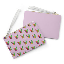 Load image into Gallery viewer, Vegan Zipped Clutch Bag with Pug Dog Design
