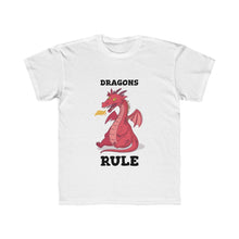 Load image into Gallery viewer, Kids Boys Dragons Rule T-Shirt
