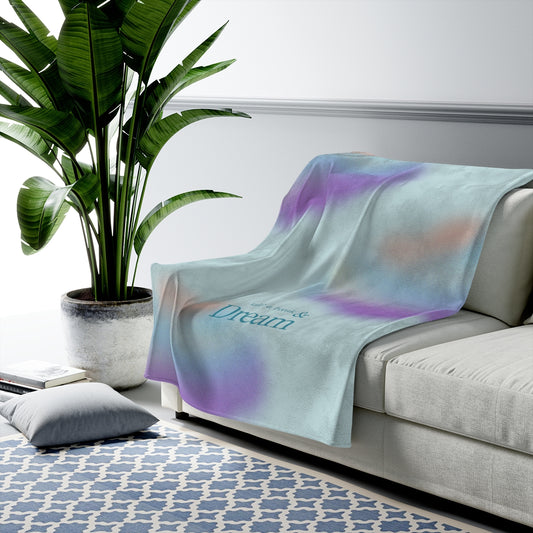 Colorful Clouds Plush Blanket Throw