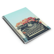 Load image into Gallery viewer, Retro Typewriter Spiral Notebook
