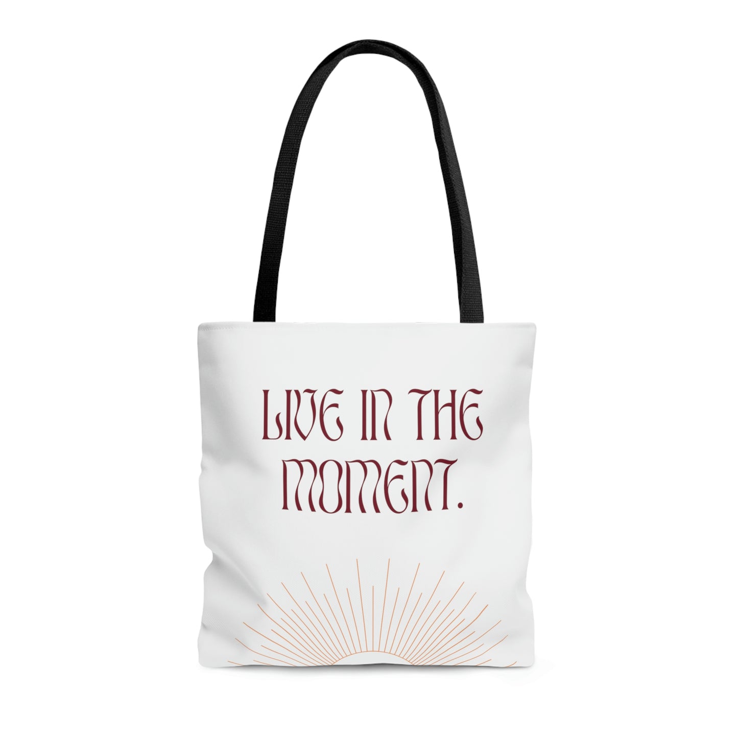 Live In The Moment Beach Shopper Tote Bag Medium