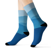 Load image into Gallery viewer, Blue Mountains Fun Novelty Socks
