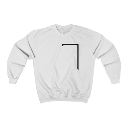 Mens Angled Logo Crewneck Sweatshirt