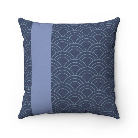 Navy Strip Abstract Cushion Home Decoration Accents - 4 Sizes