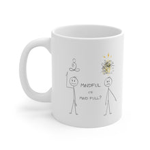 Load image into Gallery viewer, Mindful Stick Figure Humor Mug Ceramic Mug 11oz
