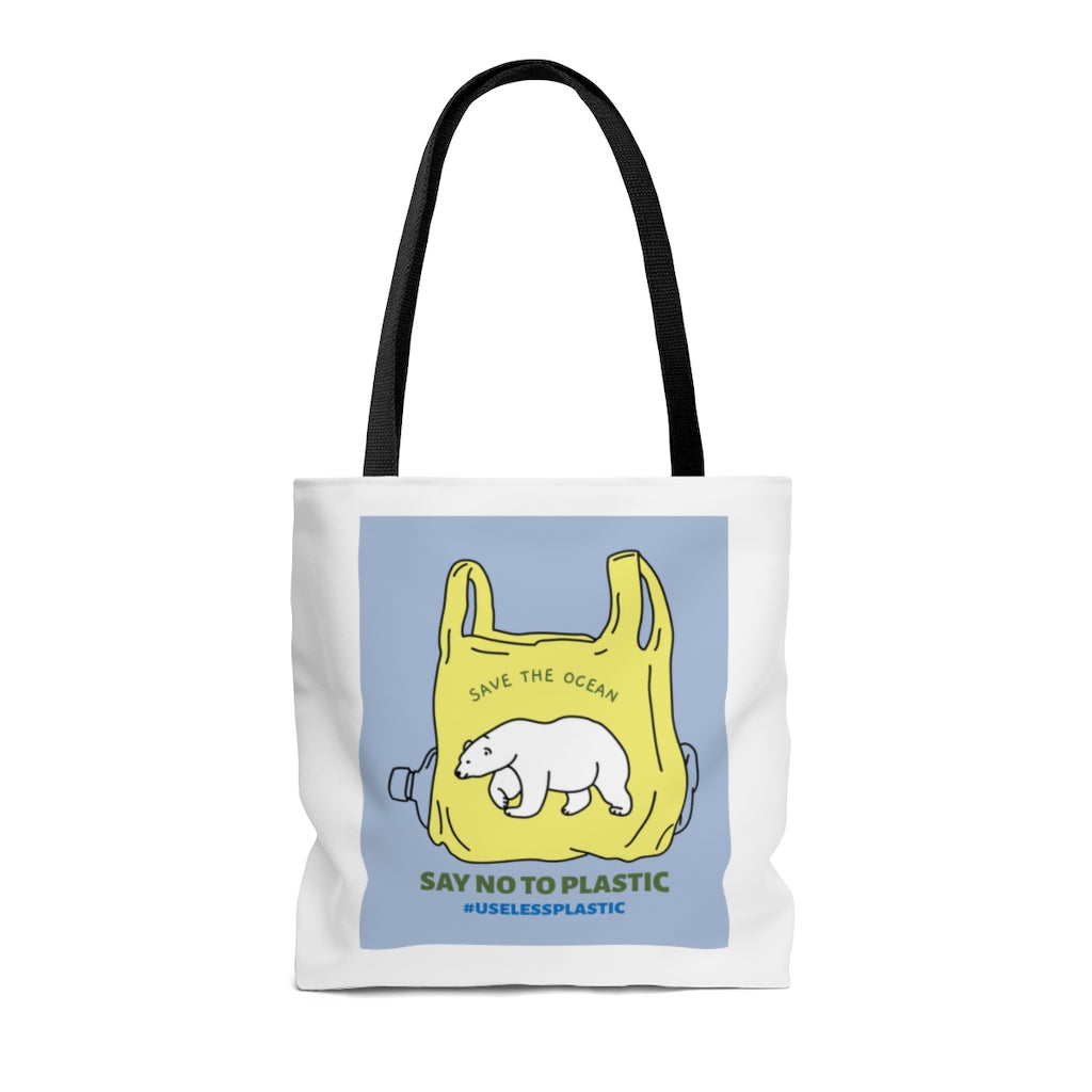 Save Earth Polar Bear Edition Shopper Tote Bag Medium